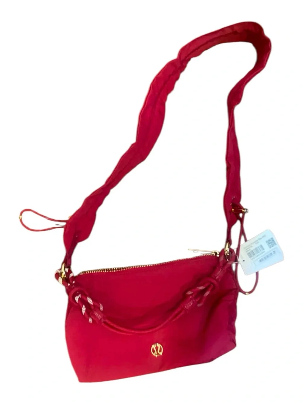 NWT Lululemon Ruched Shoulder Bag Mini BERRY RUMBLE